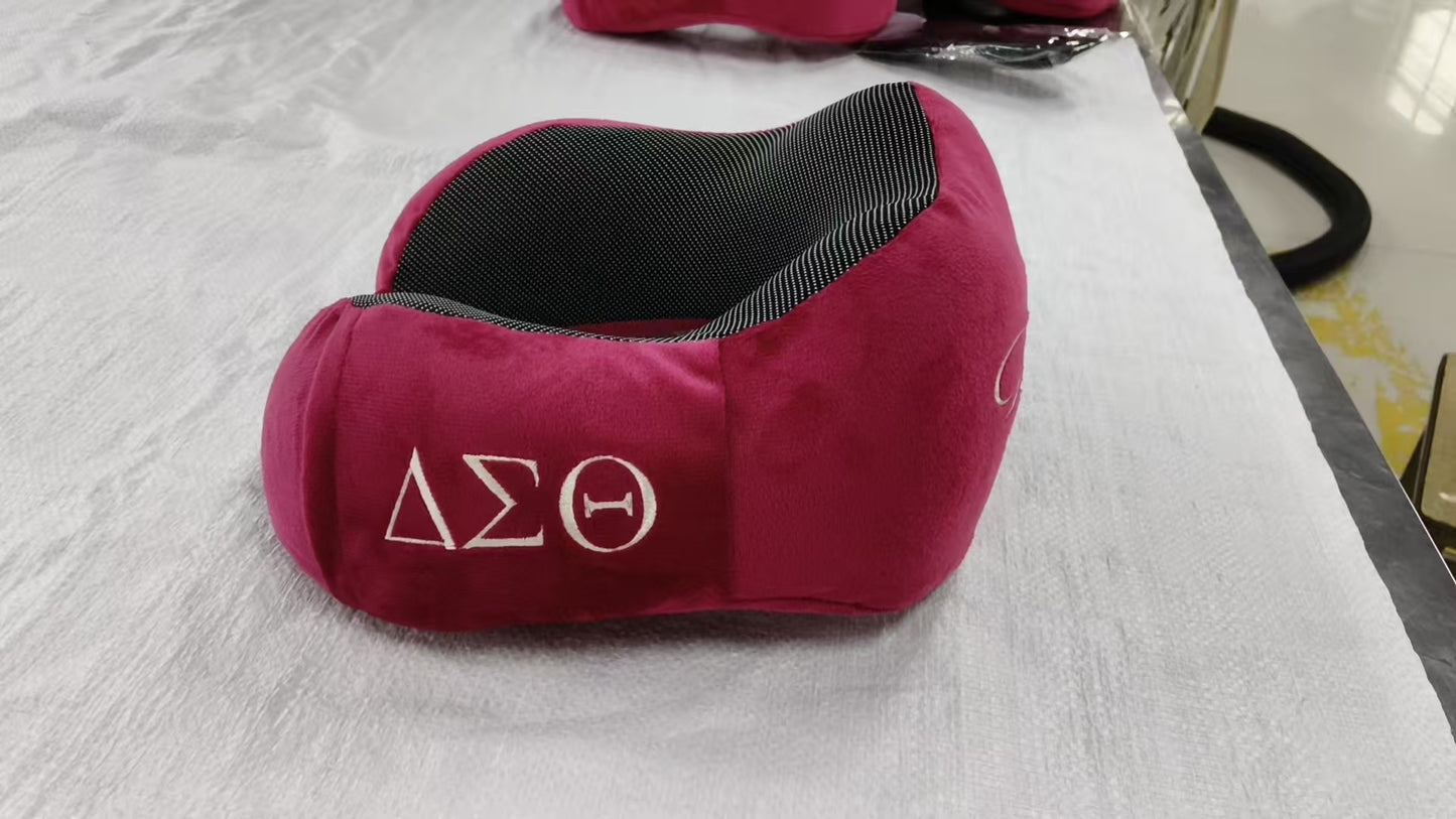 The Delta Forward with Fortitude crimson travel neck pillow 2.0
