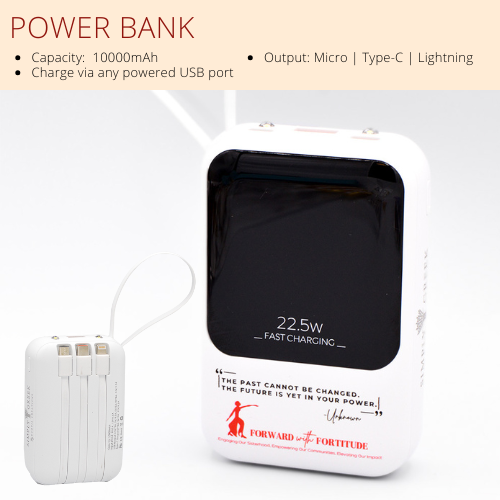 Compact Power Bank 10,000mAh Wireless Portable Charger with 22.5W Max Fast Charging