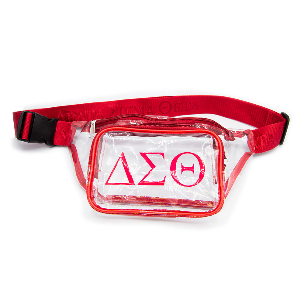 ΔΣΘ Clear Fanny Pack Waist Bag