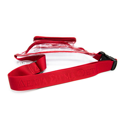 ΔΣΘ Clear Fanny Pack Waist Bag