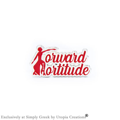 Forward with Fortitude Lapel Pin