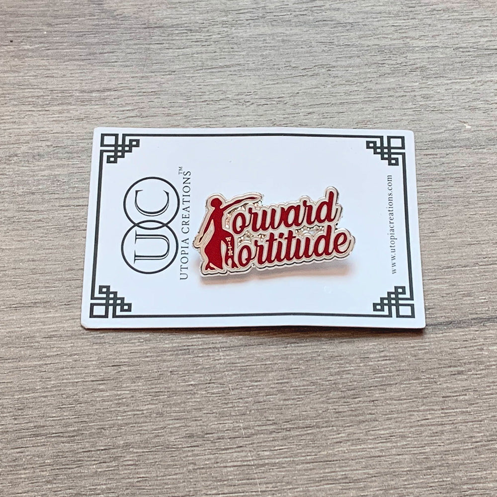 Forward with Fortitude Lapel Pin